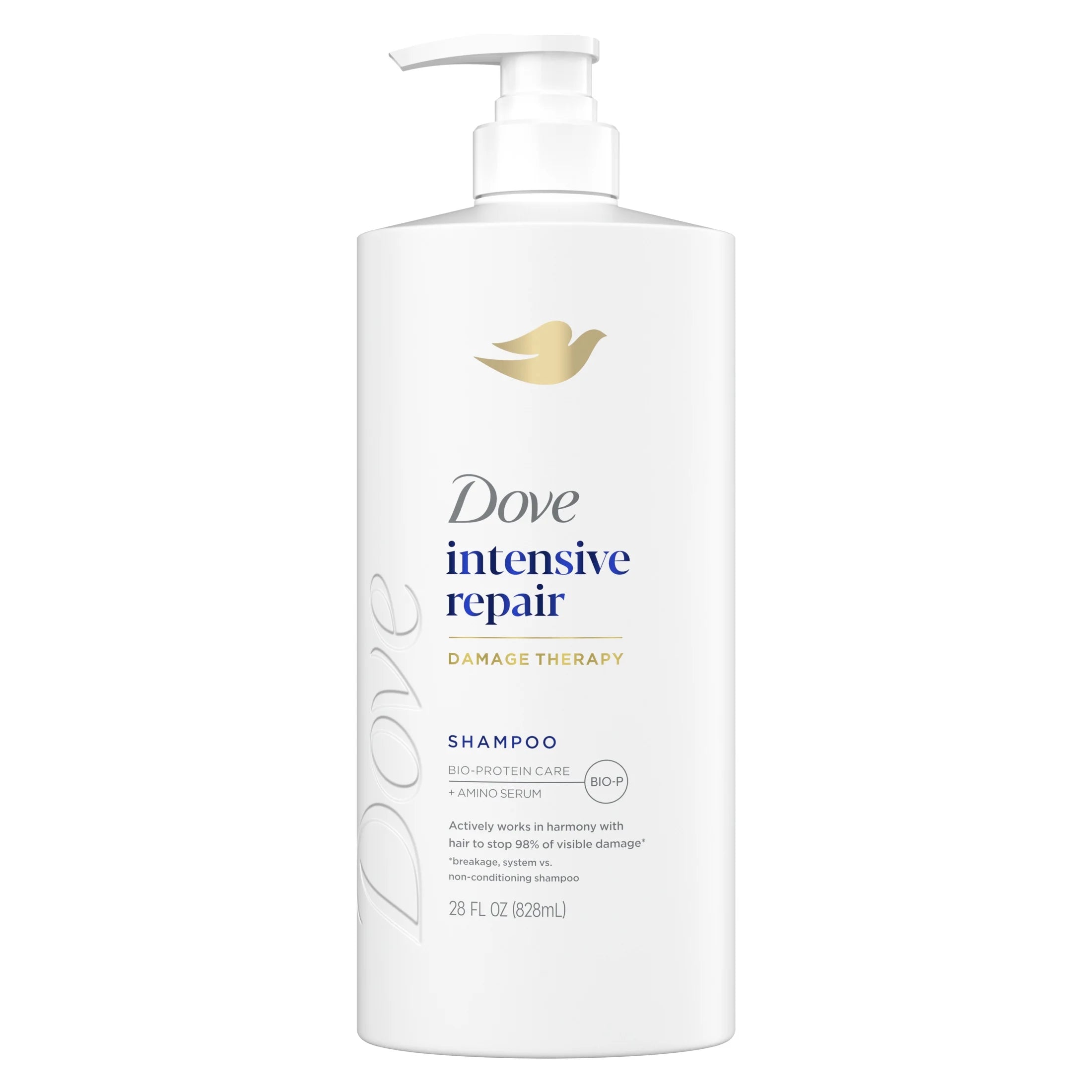 Dove Shampoo for Women Intensive Repair with Bio-Protein Care Technology and Amino Serum, 28 Oz