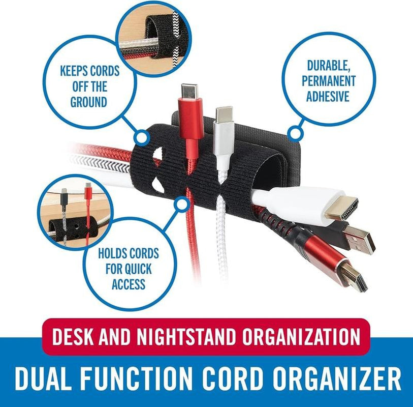 Brand Cord Organizer for Desk Cable Management, Nightstand Organization, Unique