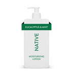 Native Moisturizing Hand & Body Lotion, Eucalyptus & Mint, Paraben Free, for Women and Men, 16.5 Fl Oz