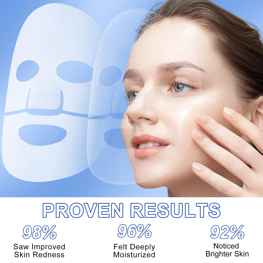 6 Pcs Collagen Deep Hydration Mask,Anti-Aging Hydrating Sleeping Mask for Moisturize, Firm & Enhance Skin Vitality