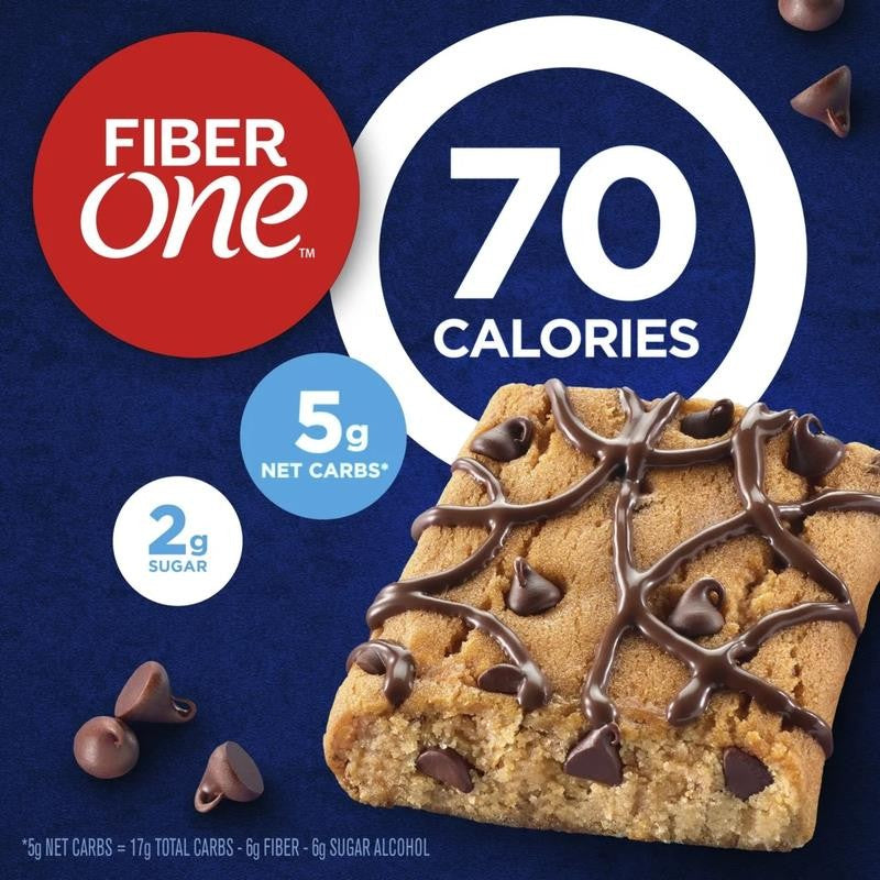 (4 Pack) 70 Calorie Brownies, Chocolate Chip Cookie, 2G Sugar, Value Pack, 12 C