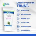 Earth’S Care Anti-Itch Cream for Itchy Skin with Shea Butter and Almond Oil 2.4 Oz