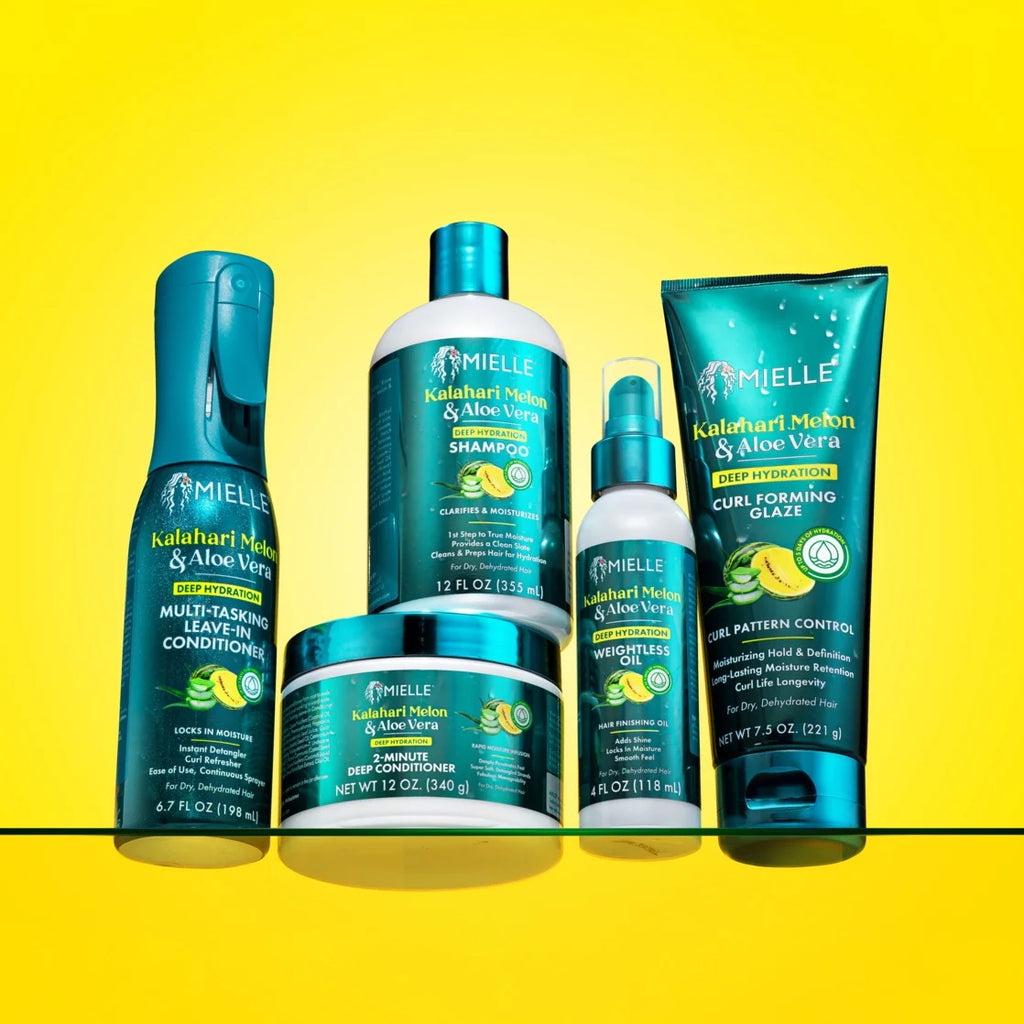 Mielle Kalahari Melon and Aloe Veradeep Hydration Shampoo 12 Oz.