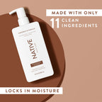 Native Moisturizing Shampoo, Coconut & Vanilla, Sulfate & Paraben Free, 16.5 Oz