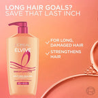 Elvive Dream Lengths Restoring Shampoo, Pump, 28 Fl Oz