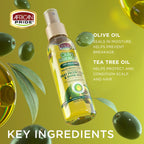 (2 Pack) Olive Miracle Anti-Breakage Heat Protection Shine Mist Hair Spray, 4 F