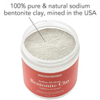 Bentonite Clay Powder for DIY Detox Body & Face Mask, Indian Healing Clay By