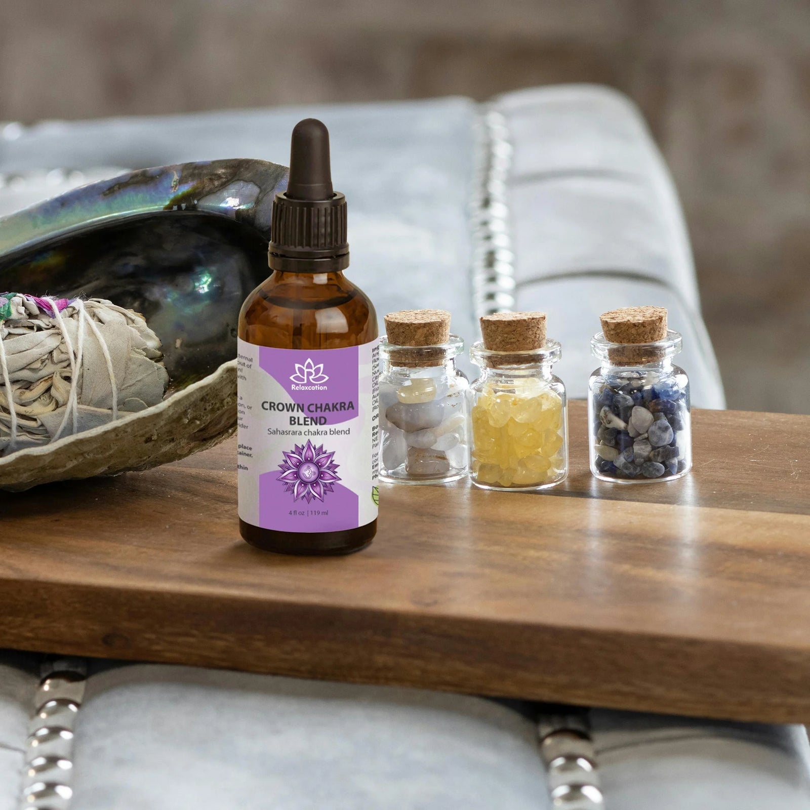 Crown Chakra Essential Oil Blend – 0.33 Oz | – Peace & Spirituality