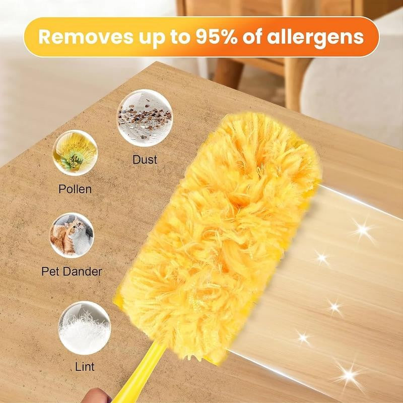 Duster Refills 360 for Swiffer 30 Pcs & Handle & Extendable Handle*1 Disposable