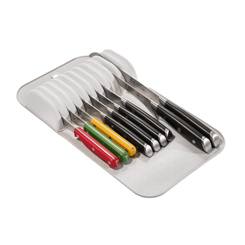 Classic Large Knife Mat Soft-Grip, Non-Slip Drawer, Long-Lasting Home Organizati