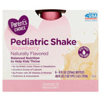 Parent'S Choice Pediatric Shake, Strawberry, 8 Oz Bottle, 6 Shakes