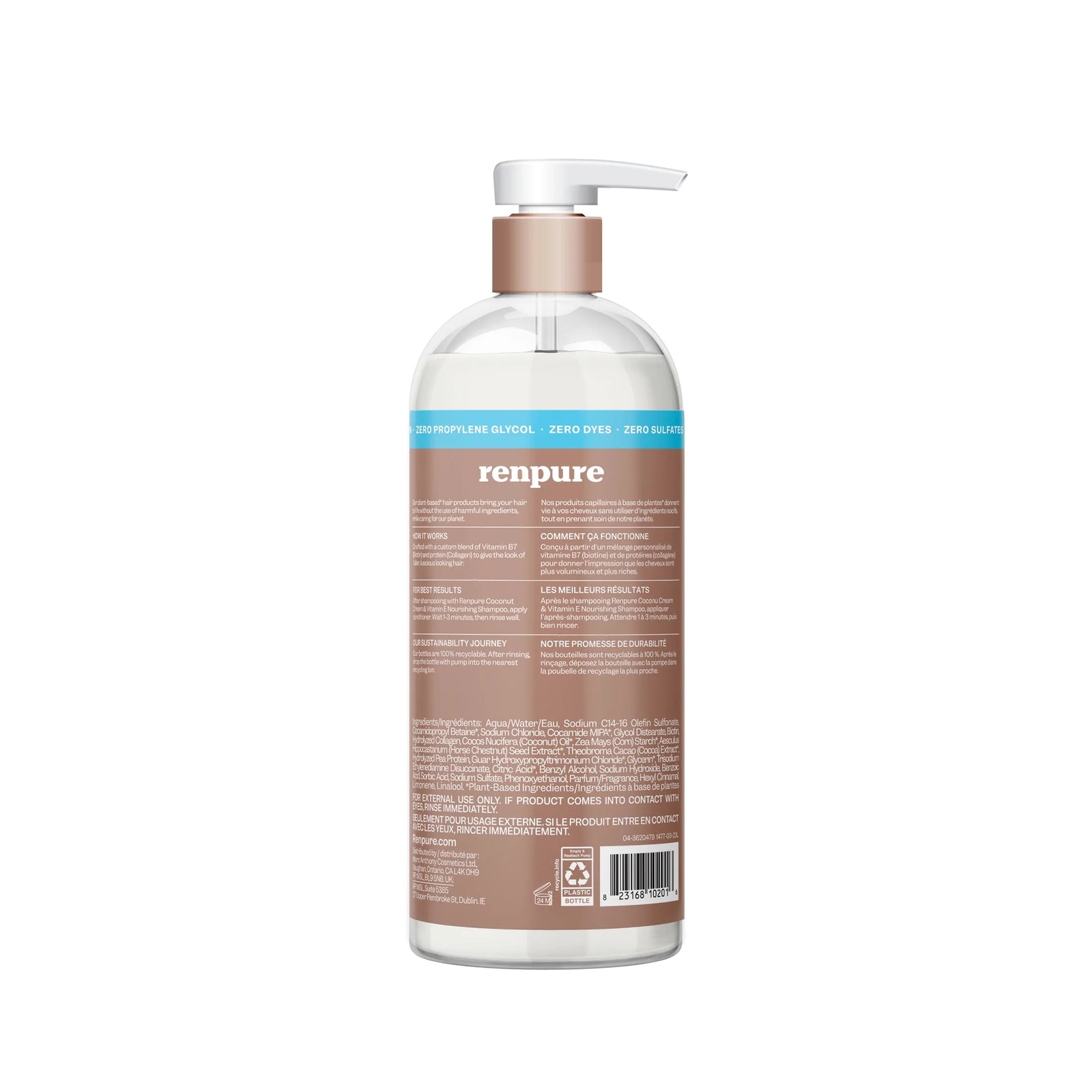 Coconut & Vitamin E Nourishing Shampoo, for All Hair Types, 28 Oz