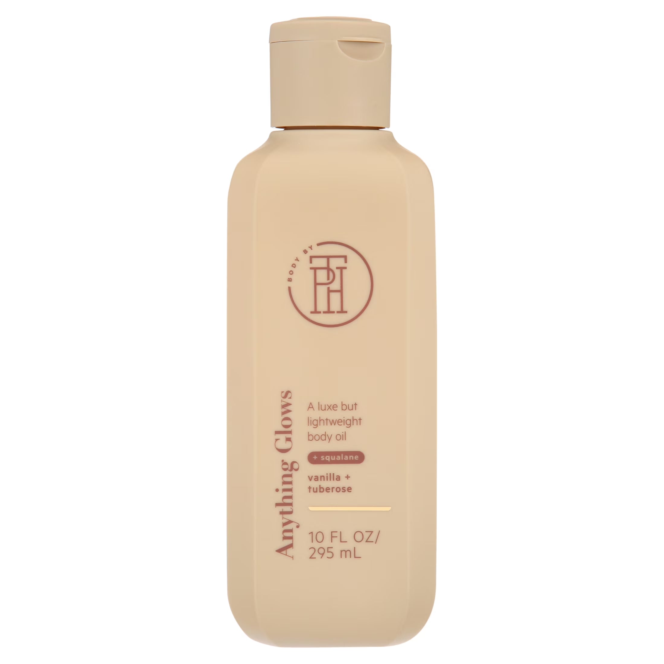 BODY by TPH Anything Glows Body Oil for Dry Skin for Women & Men, 10 Oz.