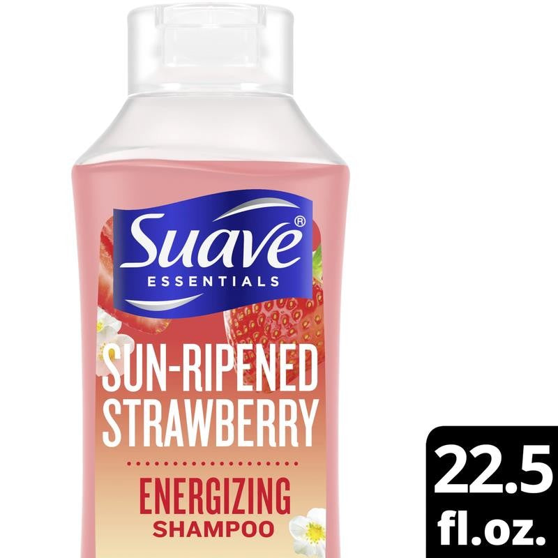 Essentials Energizing Shampoo, Sun-Ripened Strawberry, 22.5 Fl Oz