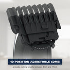 Bald N Shave Rechargeable Two Heads Rinseable T-Blade Trimmer for Men, 3023628