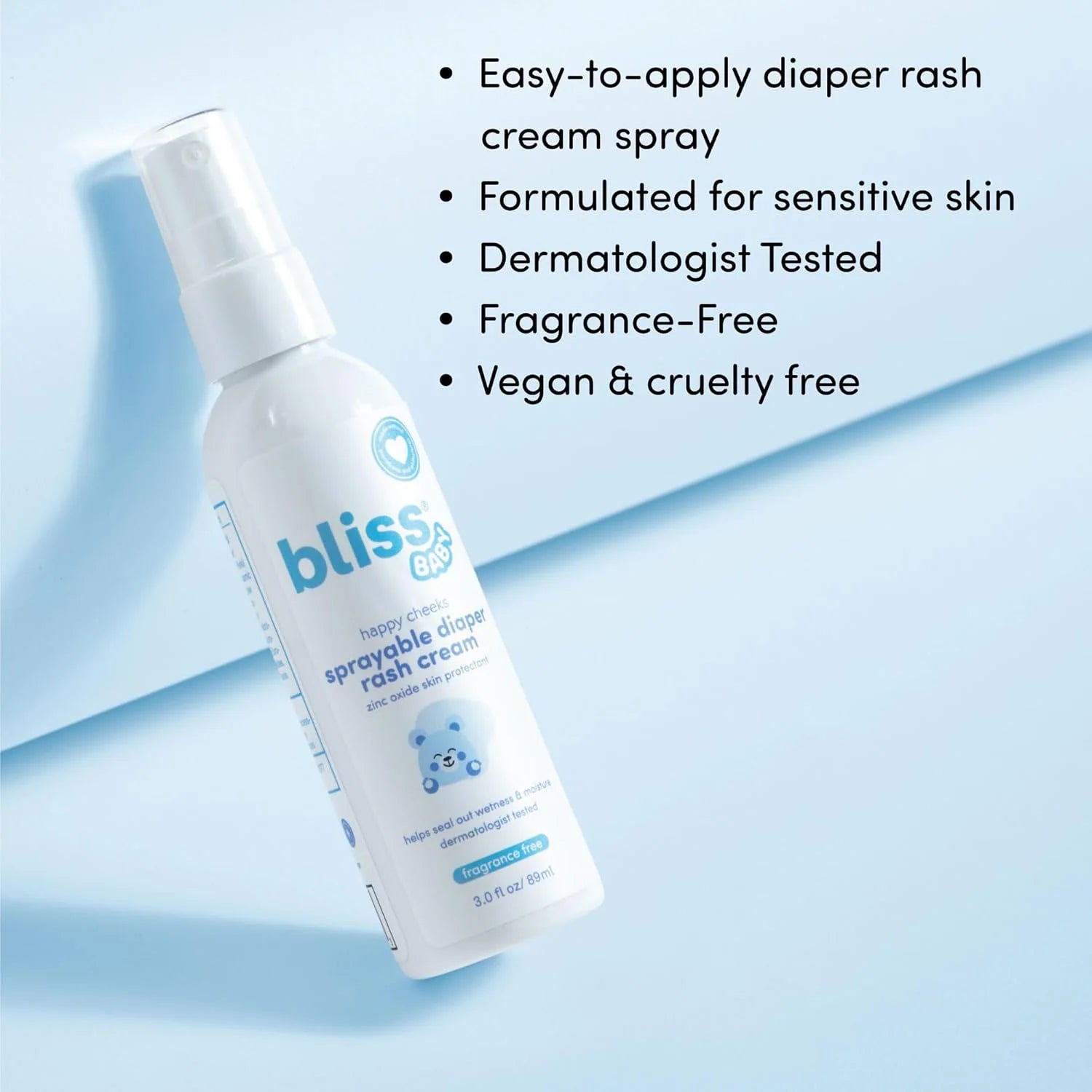 Diaper Rash Cream Spray - Fragrance-Free