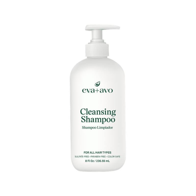 Eva+Avo Sulfate Free Shampoo with Avocado Oil, Adults, All Hair Types, 8 Fl Oz