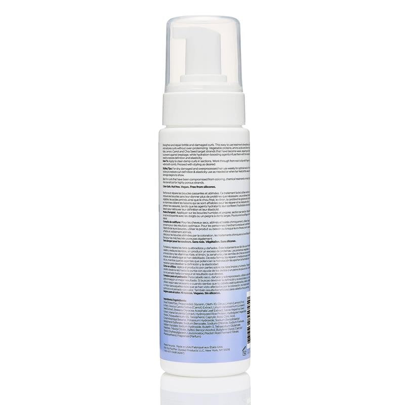 Curl Therapy Lightweight Protein Foam Hair Treatment, 7 Fl Oz, Hair Foam for Bri