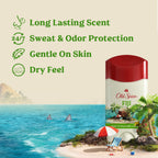 Antiperspirant Deodorant for Men in Fiji with Palm Tree, Triple Pack, 24/7 Lasting Freshness and Sweat Protection, 3X2.6Oz
