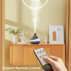 550Ml Essential Oil Diffuser, Upgraded Oil Diffuser for Large Room, Cool Mist Hu
