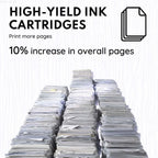 63XL Ink Cartridge 2 Pack Compatible for HP 63 Ink Cartridges Black Tri-Color Fo