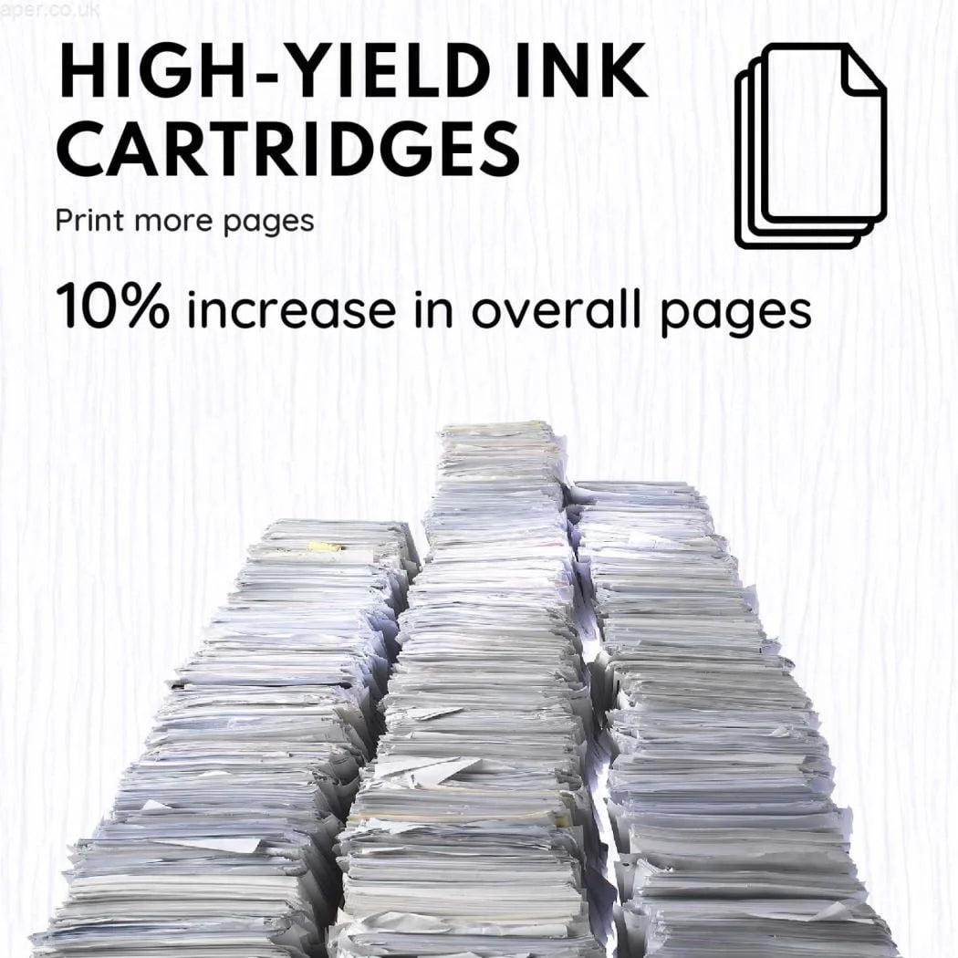 63XL Ink Cartridge 2 Pack Compatible for HP 63 Ink Cartridges Black Tri-Color Fo