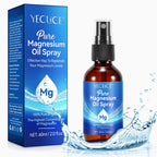 100% Pure & Natural Magnesium Oil Spray, Highly Concentrated Magnesium Oil, Enhances Sleep Quality & Promotes Muscle Relaxation, Easy to Absorb, 60Ml