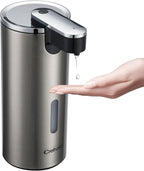 Automatic Soap Dispenser, Touchless Hand Free Soap Dispenser Bathroom, 3 Adjusta