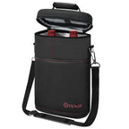 2 Bottle Wine Carrier Tote, Insulated Leakproof Wine Cooler Bag, Wine Travel Bag