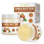 100% Pure & Natural Shea Butter Raw - 2 Pack Skin Moisturiser -Enriched with Nourishing Vitamins,Long-Lasting Hydration for Dry Skin,7.8 Oz