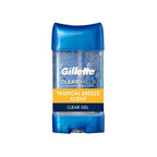 Clear Gel Antiperspirant and Deodorant for Men Tropical Breeze Scent 3.8 Oz