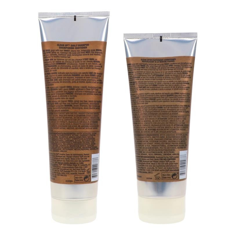 Bed Head for Men Clean up Daily Shampoo 8.45 Oz & Bed Head for Men Clean up Cond
