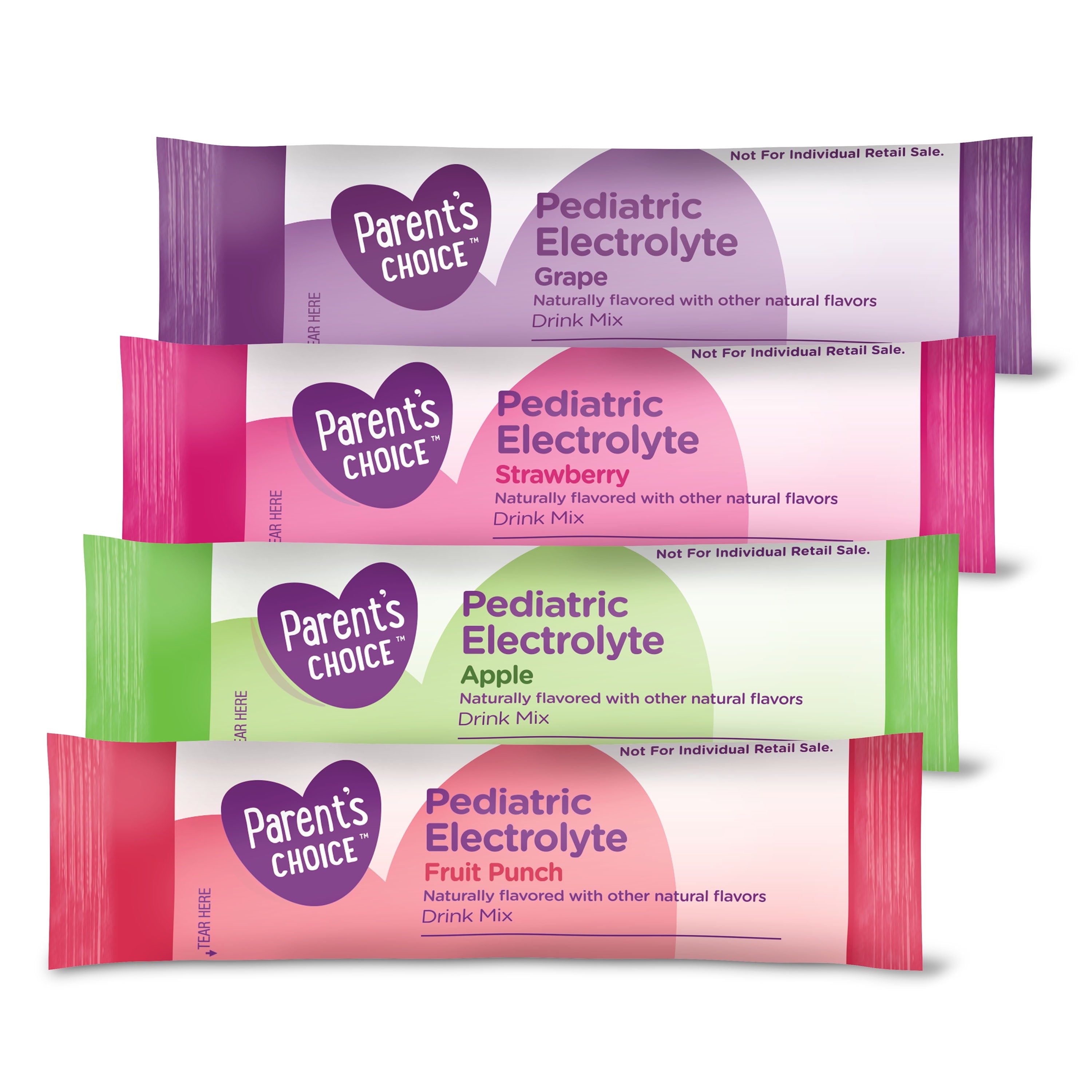 Parent'S Choice Pediatric Electrolyte Drink Mix, Variety Pack, 2.4 Oz (8 Pack)