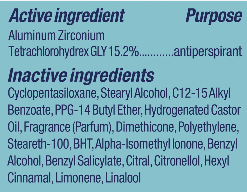 Antiperspirant Deodorant for Women Shower Clean, 2.6 Oz 2 Count