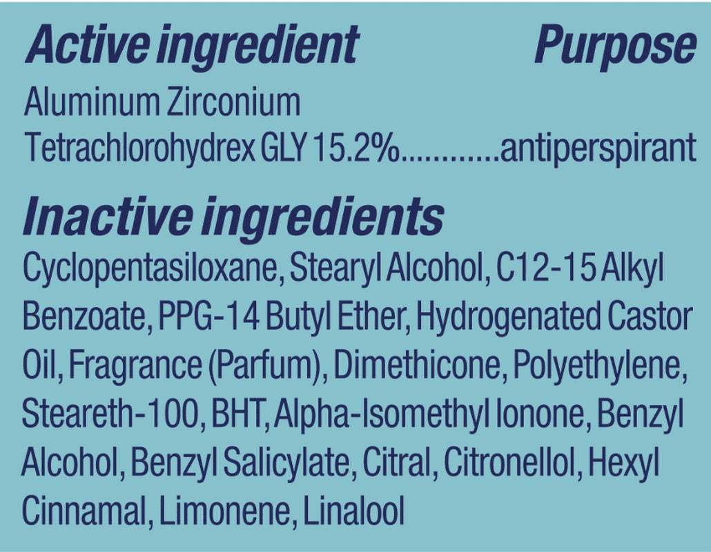 Antiperspirant Deodorant for Women Shower Clean, 2.6 Oz 2 Count