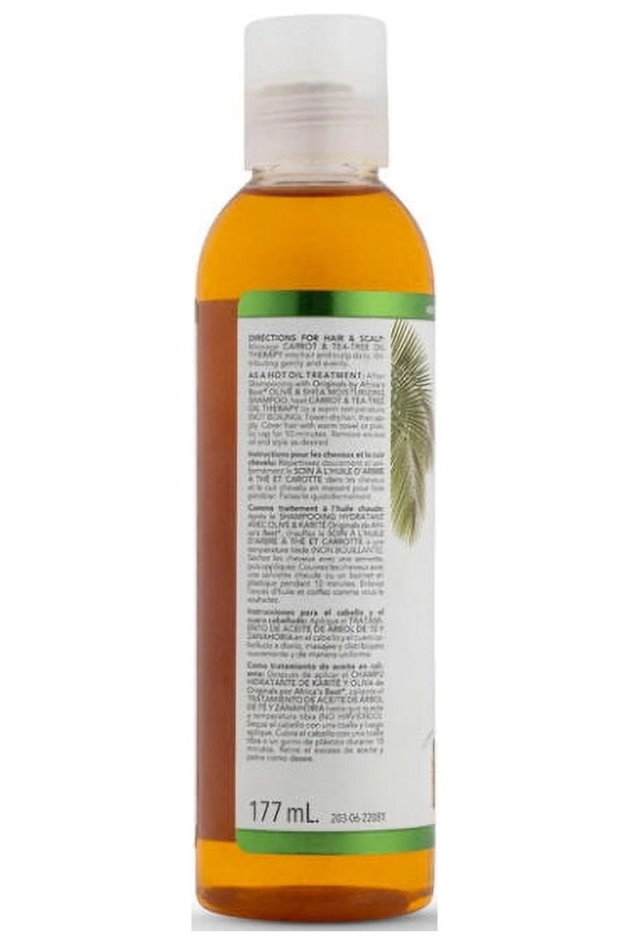 Originals by Africa’S Best Carrot & Tea Tree Oil Therapy for Dry Hair and Skin, 6 Fl Oz, Moisturizing, Unisex,
