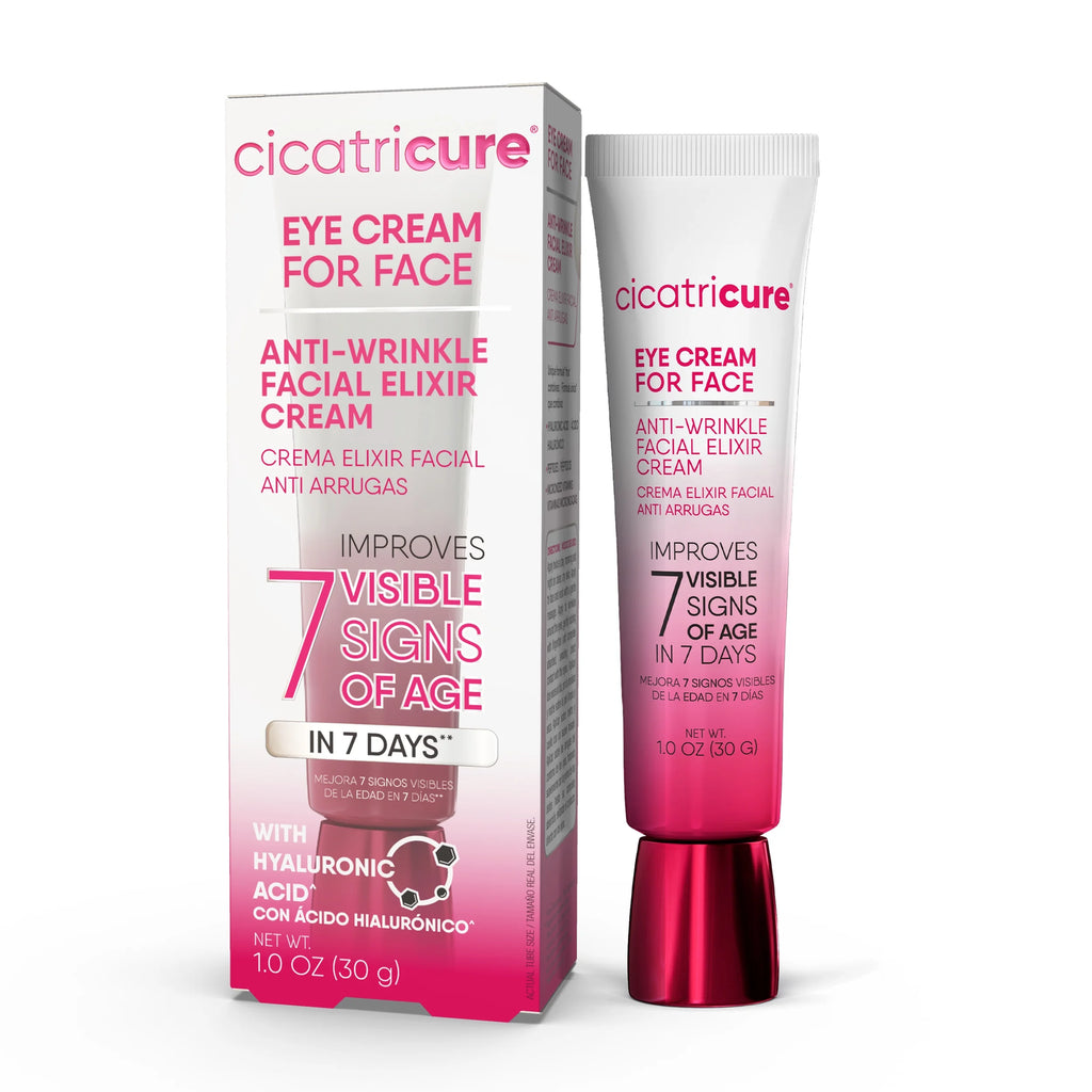 Eye Anti-Wrinkle Cream Antiaging for Face with Peptides and Micronized Vitamins