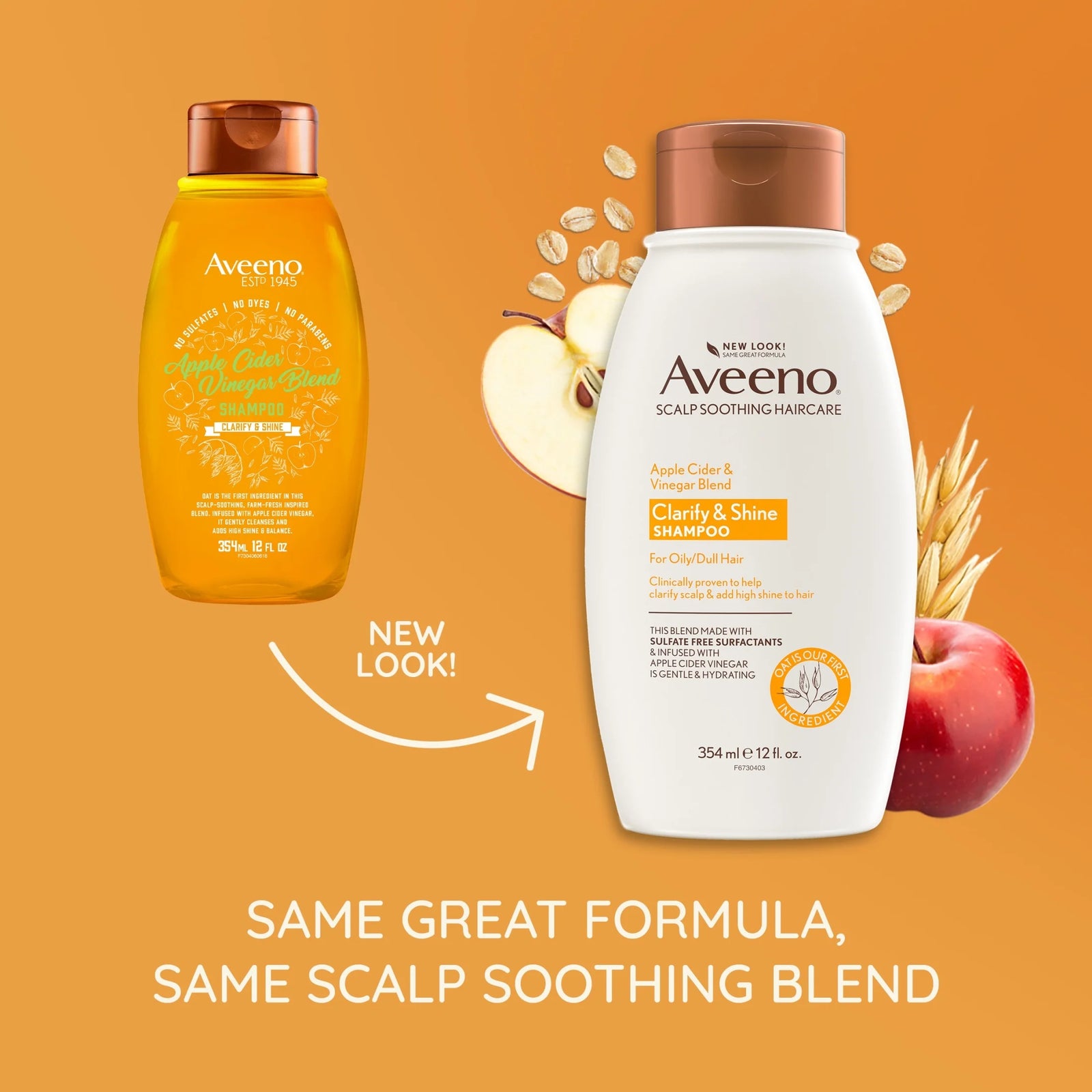 Apple Cider Vinegar Shampoo, Clarifying, Shine Boosting