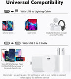 2Pack 20W USB C Wall Charging,Fast Charger,C Charger,Usb C Charger Compatible Wi