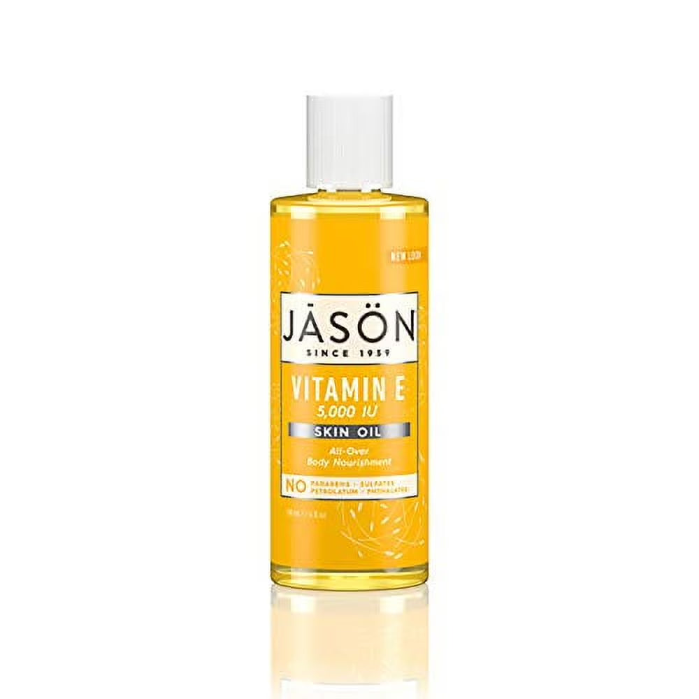 Jason Skin Oil, Vitamin E 5,000 IU, All over Body Nourishment, 4 Oz (Packaging May Vary)
