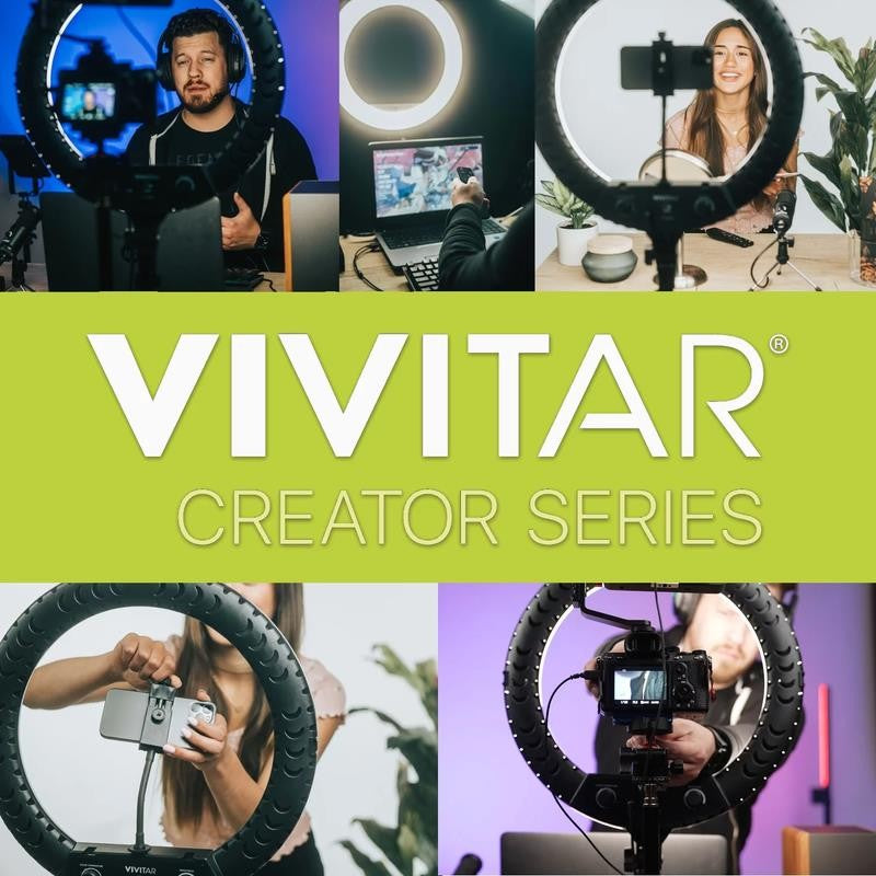 18-Inch LED Ring Light, Adjustable 63-Inch Tripod Stand, with Phone Stand and Wi