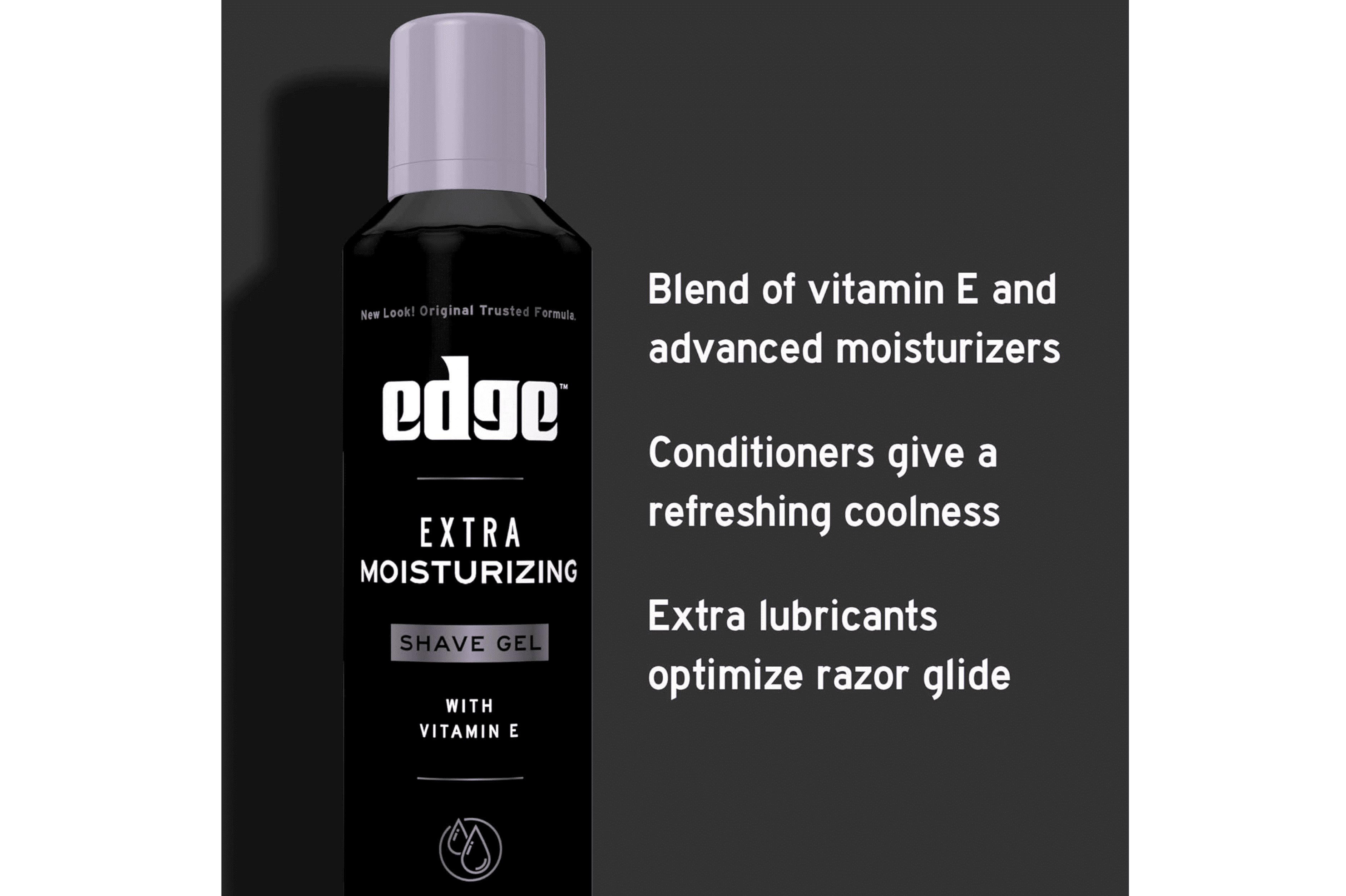 4 Pack - Edge Shave Gel Extra Moisturizing 7 Oz