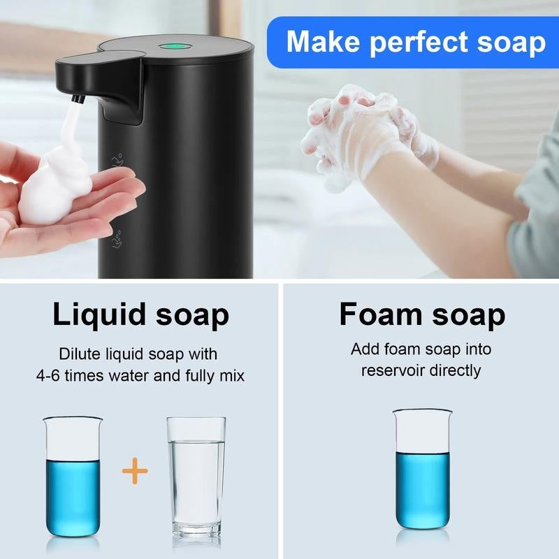 Automatic Foaming Soap Dispenser: Rechargeable Touchless Soap Dispenser Stainles