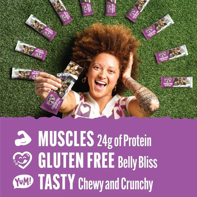 Cookie-Fied Big Bar Cookies & Creme, Plant-Based Protein Bar, Gluten-Free, Vegan