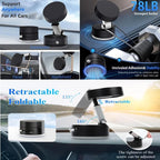 Cell Phone Holder Vacuum Magnetic Adsorption for Car Mount Convenient Folding Su