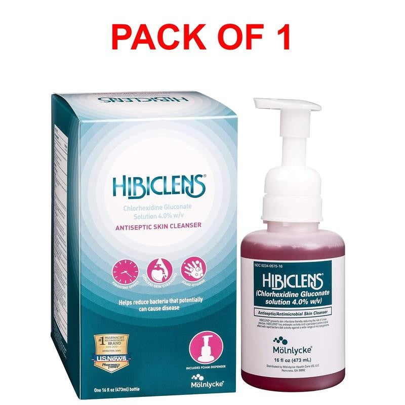 Antimicrobial, Antiseptic Soap and Skin Cleanser Foaming Pump Included 16 Oz For