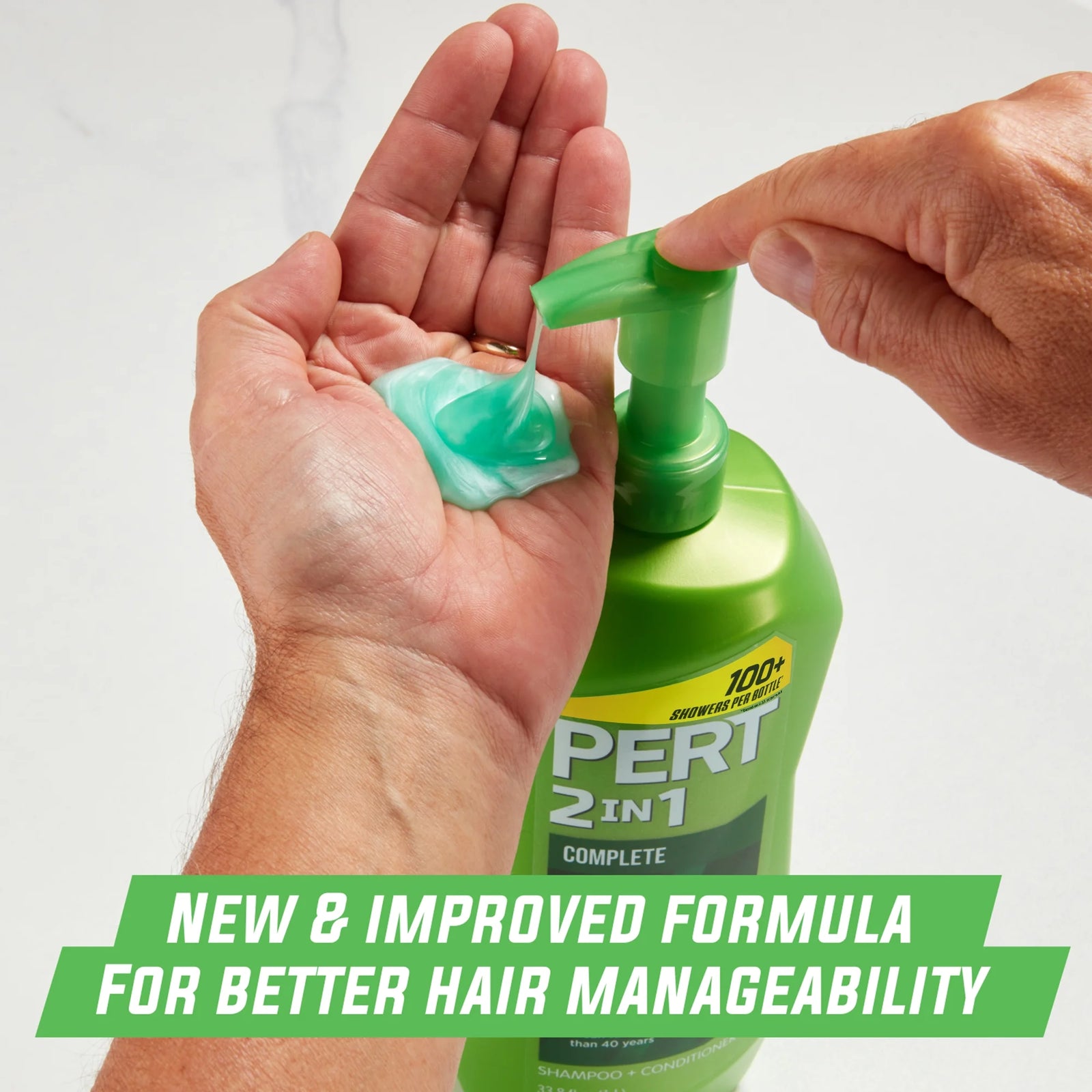 2-In-1 Complete Clean Shampoo and Conditioner, for Clean Manageable Hair, 33.8 F