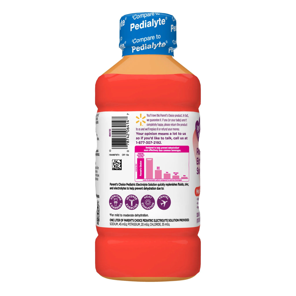 Parent'S Choice Electrolyte Solution, Mixed Fruit, Dye-Free, 1 Liter