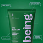Being MAX MOISTURE Intense Moisturizing Shampoo with Cocoa Butter and Oat Extrac