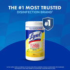 Lysol® Disinfectant Wipes, Multi-Surface Antibacterial Cleaning Wipes, Lemon and Lime Blossom, 80 Count